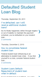 Mobile Screenshot of defaultedstudentloanblog.blogspot.com