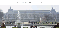 Desktop Screenshot of lestylefrancais.blogspot.com