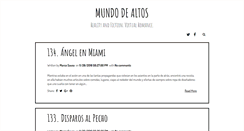 Desktop Screenshot of mundodealtos.blogspot.com