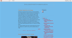 Desktop Screenshot of polideportivorosario.blogspot.com