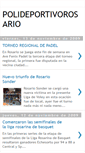 Mobile Screenshot of polideportivorosario.blogspot.com