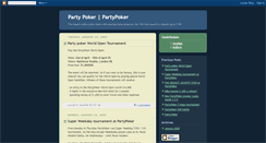 Desktop Screenshot of partypoker-.blogspot.com