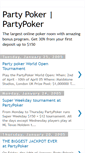 Mobile Screenshot of partypoker-.blogspot.com