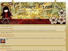Tablet Screenshot of cronauercreations.blogspot.com