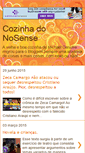 Mobile Screenshot of cozinhadonosense.blogspot.com