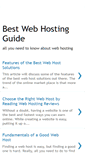 Mobile Screenshot of best-web-hosting-guide.blogspot.com