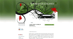 Desktop Screenshot of glance-tutorials.blogspot.com