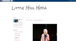 Desktop Screenshot of littlemissmoda.blogspot.com