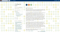 Desktop Screenshot of cookingforlove.blogspot.com