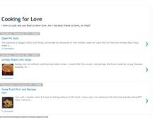 Tablet Screenshot of cookingforlove.blogspot.com