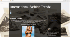 Desktop Screenshot of internationalfashiontrendz.blogspot.com