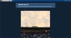 Desktop Screenshot of grandemillos.blogspot.com