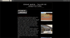 Desktop Screenshot of edgarmarin-tallerdearquitectura.blogspot.com