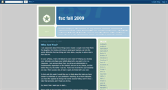 Desktop Screenshot of fscfall2009.blogspot.com