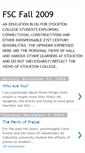 Mobile Screenshot of fscfall2009.blogspot.com
