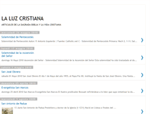 Tablet Screenshot of laluzcristiana.blogspot.com