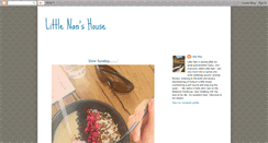 Desktop Screenshot of littlenanshouse.blogspot.com