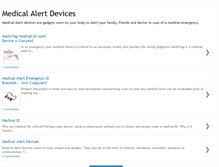 Tablet Screenshot of medicalalertdevices.blogspot.com