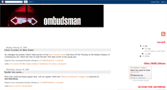 Desktop Screenshot of isthmusombudsman.blogspot.com