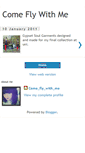Mobile Screenshot of come-flywith-me.blogspot.com