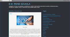 Desktop Screenshot of escolaireneszukala.blogspot.com