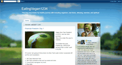 Desktop Screenshot of eatingvegan1234.blogspot.com