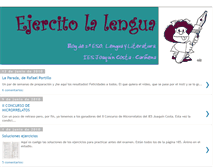 Tablet Screenshot of ejercitolalengua.blogspot.com