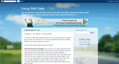 Desktop Screenshot of livewelldaily.blogspot.com