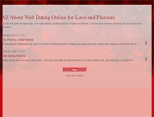 Tablet Screenshot of info-webdating.blogspot.com