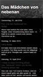 Mobile Screenshot of dasmaedchenvonnebenan.blogspot.com
