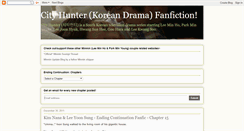 Desktop Screenshot of cityhunterfanfiction.blogspot.com