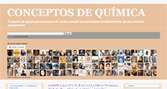 Desktop Screenshot of conceptosdequimica.blogspot.com