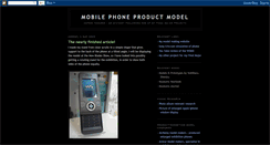 Desktop Screenshot of mobilephoneproductmodel.blogspot.com