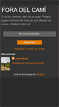Mobile Screenshot of joanbenet-foradelcami.blogspot.com