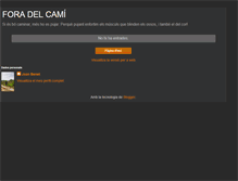 Tablet Screenshot of joanbenet-foradelcami.blogspot.com