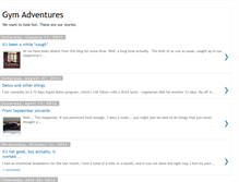 Tablet Screenshot of gymadventure.blogspot.com