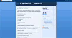 Desktop Screenshot of elsecretodelas7semillas-mafer.blogspot.com