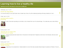 Tablet Screenshot of howdoyoulivehealthy.blogspot.com