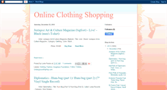 Desktop Screenshot of clothingshoppingonline.blogspot.com