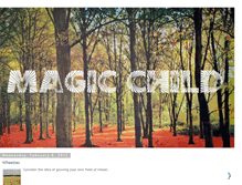 Tablet Screenshot of magic-child.blogspot.com