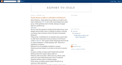 Desktop Screenshot of exporttoitaly.blogspot.com