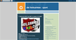 Desktop Screenshot of heilsarmee-sport.blogspot.com