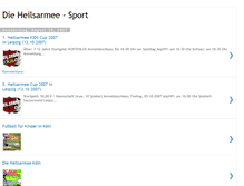 Tablet Screenshot of heilsarmee-sport.blogspot.com