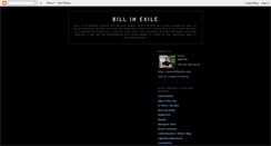 Desktop Screenshot of billinexile.blogspot.com