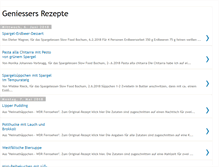 Tablet Screenshot of geniessersrezepte.blogspot.com