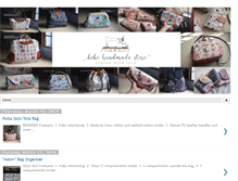 Tablet Screenshot of bebehandmadestore.blogspot.com