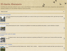 Tablet Screenshot of elrinconabaranero.blogspot.com