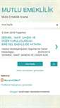 Mobile Screenshot of mutluemeklilik.blogspot.com