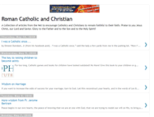 Tablet Screenshot of catholic-and-christian.blogspot.com