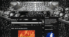 Desktop Screenshot of metalzine-reviews.blogspot.com